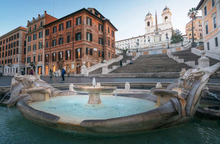 Spanish Steps, Rome, Italyの写真素材
