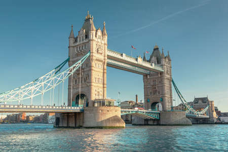 Tower Bridge in London, UKの写真素材