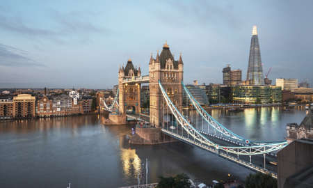 Tower Bridge in London, UKの写真素材