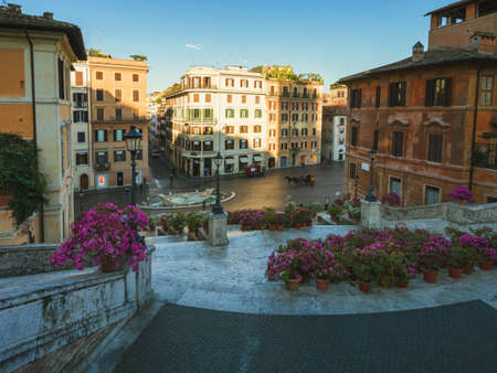 Spanish Steps, Rome, Italyの写真素材