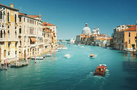 Basilica Santa Maria della Salute, Venice, Italyの写真素材