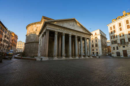 Pantheon in Rome, Italyの写真素材