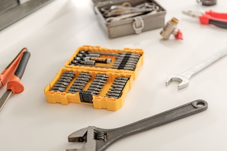 Different tools needed for repairingの写真素材