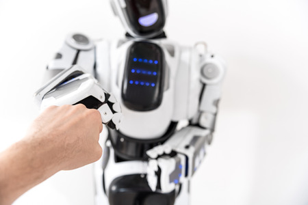 Robotics creature of modern technologiesの写真素材