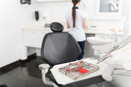 Special tools for odontology situating in roomの写真素材