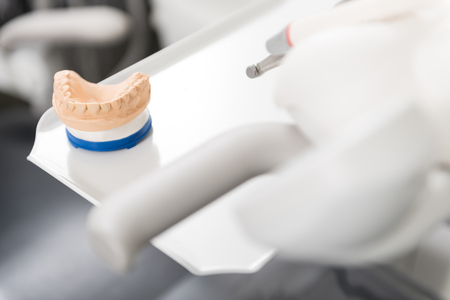 Simulator device of teeth situating in stomatology
