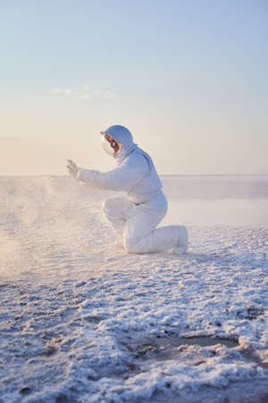 Planet exploring conceptの写真素材