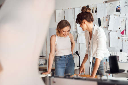 Designers dreamily working togetherの写真素材