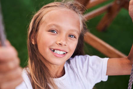 Face of a beautiful little girl