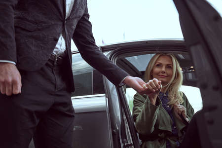 Guests hotel stay experience begins upon the very arrivalの写真素材