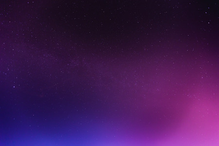 abstract night sky with stars backgroundの写真素材