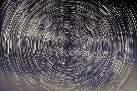 abstract long exposure of star trails background