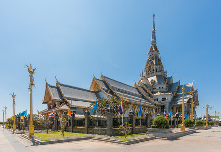 Sothornwararam temple in Thailand の写真素材