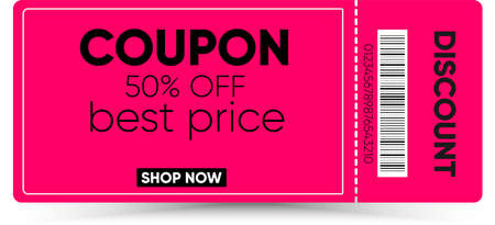 Coupon 50 off best price vector