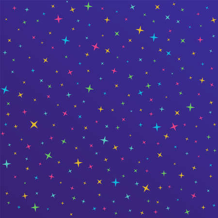 Stars Diamond Colorful Elements Abstract Sky Space Backdrop Poster Cover Geometric Minimal Concept Style Vector Illustration Backgroundのイラスト素材