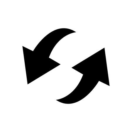 Sync Arrow Minimal Illustration Icon Clip Art Isolated Web Element Cursorのイラスト素材