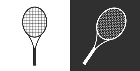 Badminton Table Tennis Racket Sports Game Icon Vector Illustrationのイラスト素材