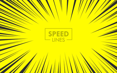 Anime Motion Speed Lines Background Design Element Vector Illustrationのイラスト素材