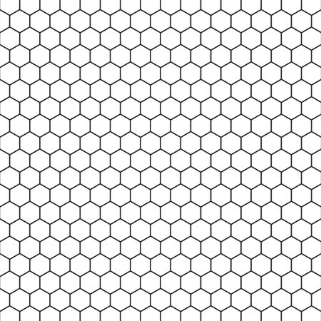 Hexagonal Polygon Net Pattern Background Vector Illustrationのイラスト素材
