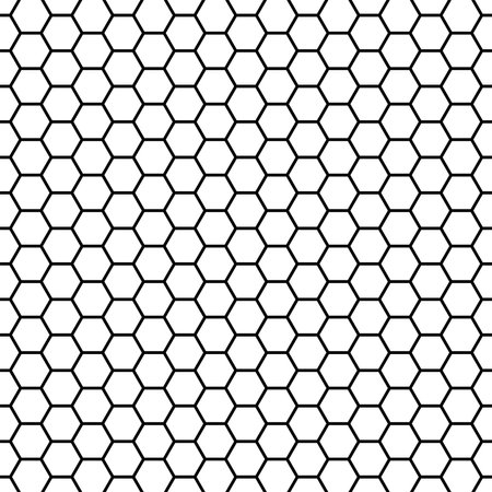 Honeycomb Polygon Cell Pattern Background Vector Illustrationのイラスト素材
