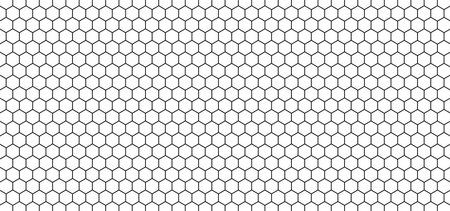 Hexagonal Honeycomb Seamless Pattern Background Vector Illustrationのイラスト素材