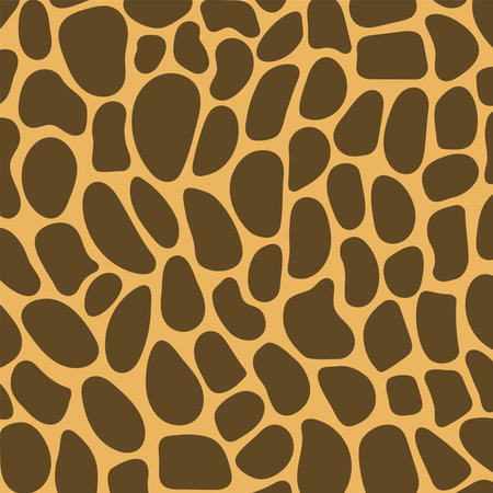 Giraffe Colorful Spots Print Pattern Vector Illustrationのイラスト素材