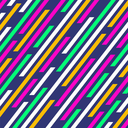 Colorful Stripes Geometric Pattern Background