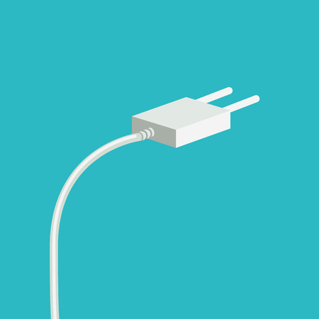 White charge equipment. Vector illustration. Isometric viewのイラスト素材