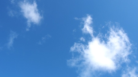 blue sky with cloud backgroundの写真素材