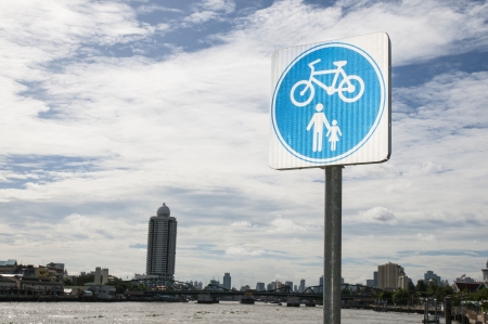 Sign of Bycicleの写真素材