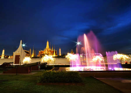 Fountain at Ministry of Defence Bangkok Thailand の写真素材