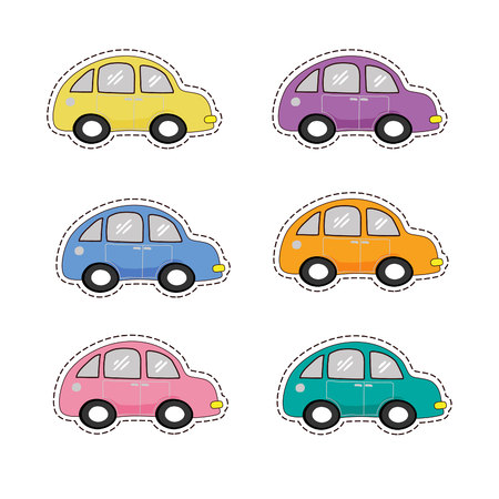 mini carsのイラスト素材