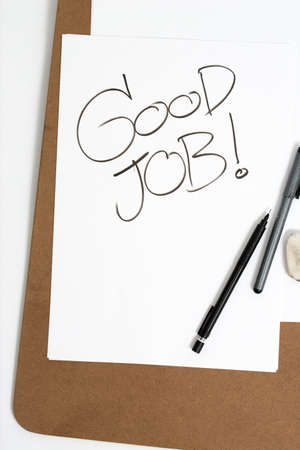 Handwriting  Good Job  4の写真素材