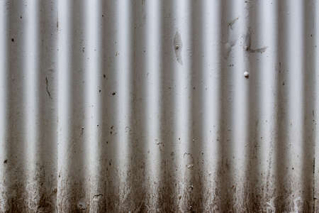 galvanized iron wallの写真素材