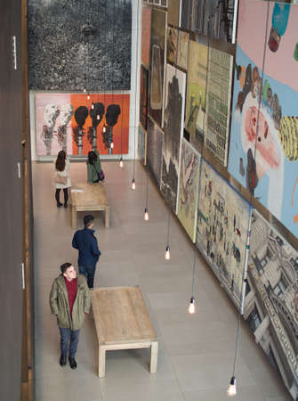 Sydney, AUSTRALIA - JUL 14: The White Rabbit Contemporary Chinese art collection, One of the worlds largest and most significant collections of contemporary Chinese art was founded by Kerr and Judith Neilson.のeditorial素材