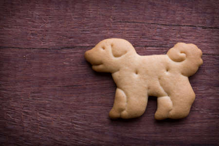 A closeup shot of biscuits with vignette effectの写真素材