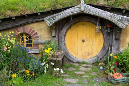 Hobbiton Movie set, Matamata, North Island, New Zealand
