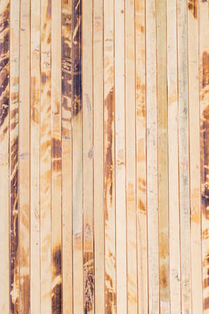 Bamboo wood texture background in light brown toneの写真素材