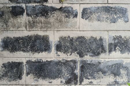 Old grungy brick pattern wall, texturedの写真素材
