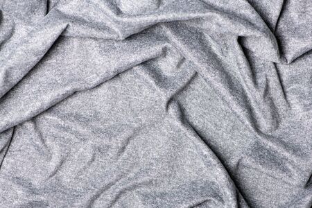 Gray smooth fabric texture, can be used as abstract designの写真素材