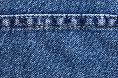 Close up shot of denim jeans textureの写真素材