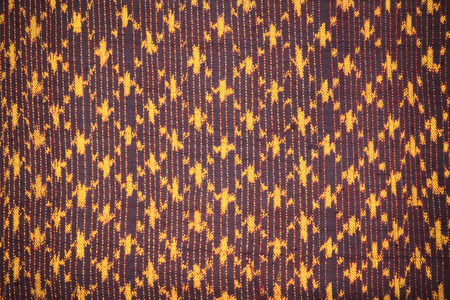 Closeup pattern of Thai handmade fabric backgroundの写真素材