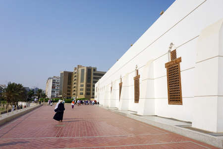 SAUDI ARABIA - SEPTEMBER, 2016: The pilgrims visit the Qisas Mosqueのeditorial素材