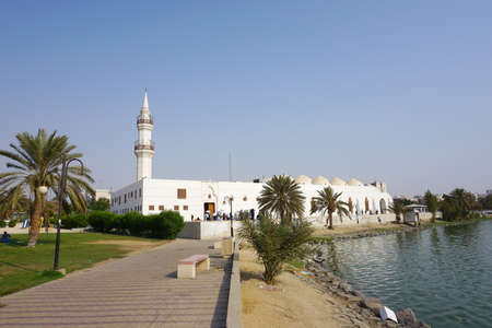 SAUDI ARABIA - SEPTEMBER, 2016: The pilgrims visit the Qisas Mosqueのeditorial素材