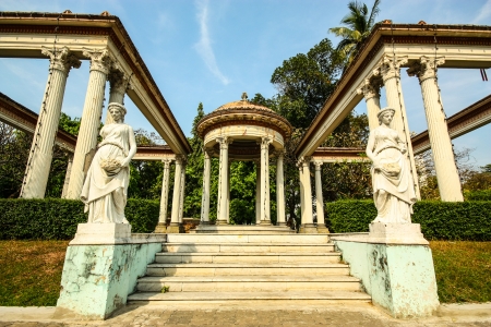 Phayathai palace is located on Bangkok, Thailandの写真素材