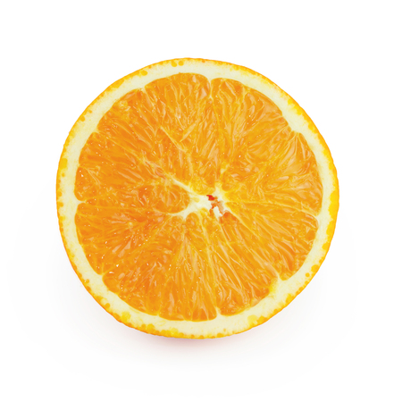 isolated orange with clipping pathの写真素材
