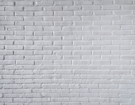 vintage White brick wall texture backgroundの写真素材