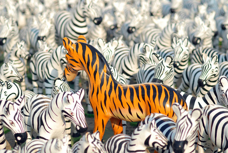 zebra doll for redeem a vow to a godの写真素材