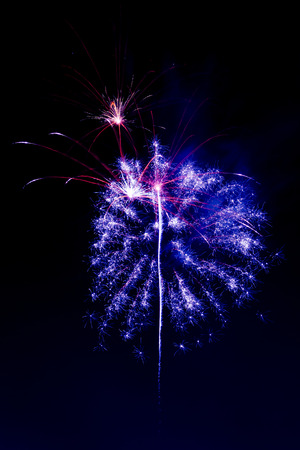 firework on backgroundの写真素材