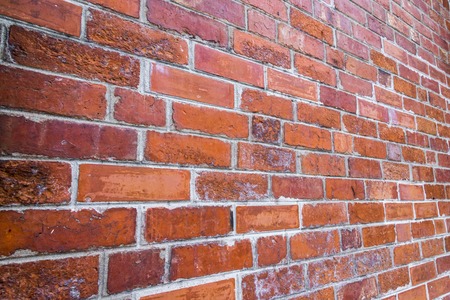 red / orance old brick wall texture background